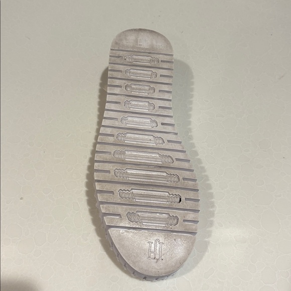 Ilse Jacobsen Off-White Hornbaek Perforated Platform Slip-Ons Sz 39 - Picture 6 of 11